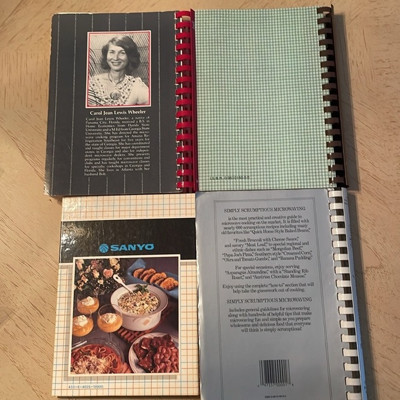 Collection set of 4 Microwave Cookbooks from 1980s - Picture 8 of 8